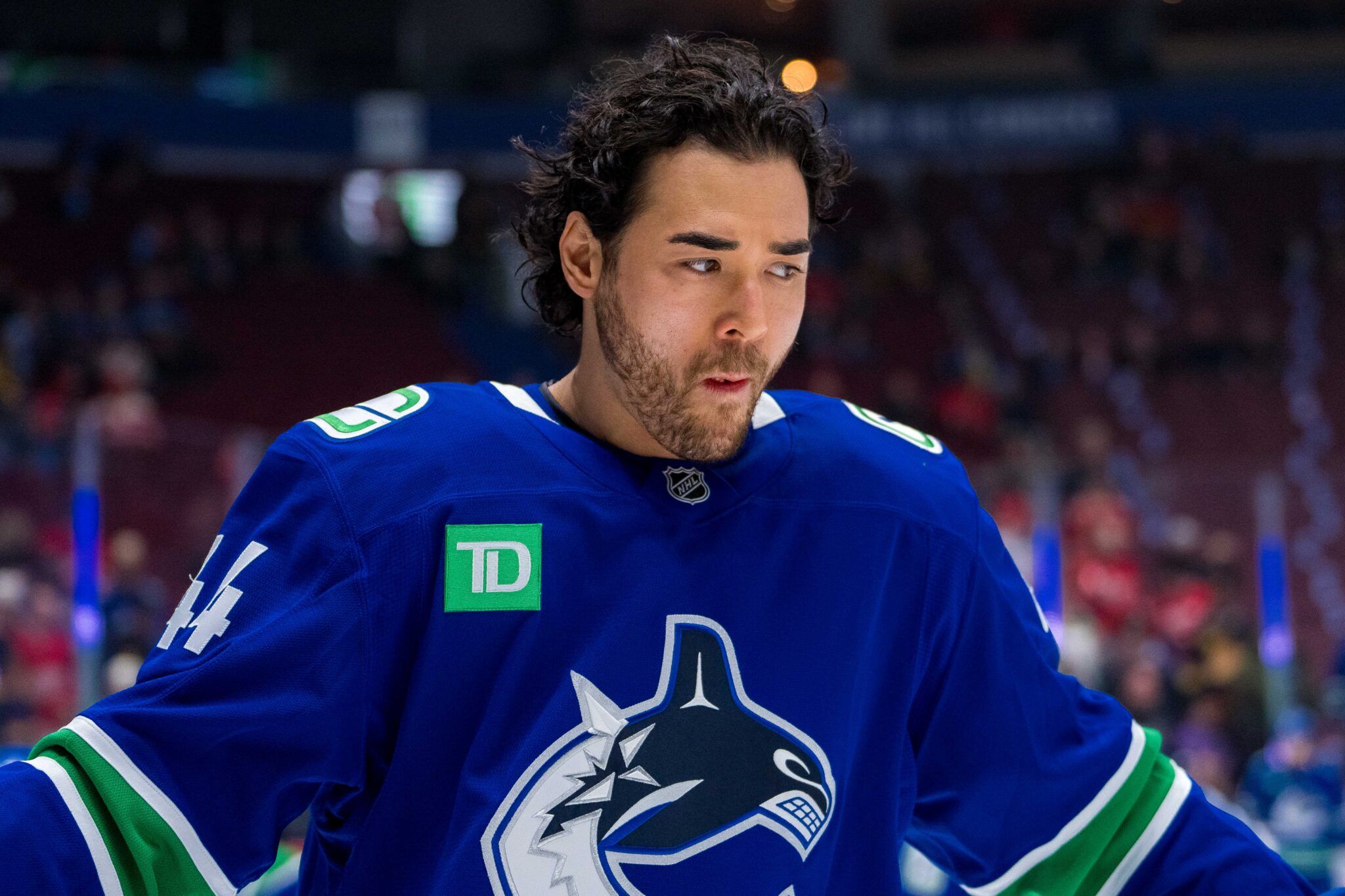 Samuel Montembeault making a save